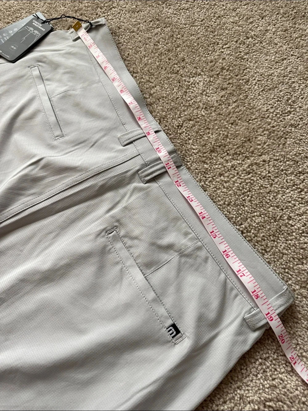 NWT Travis Mathew Prestige Pure Performance Grey Golf Shorts